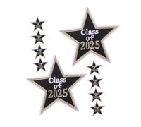Healeved 10 Piezas Parche Bordado Graduación Clase Termoadhesivo para Ropa Jeans Mochilas Chaquetas DIY Decorativo