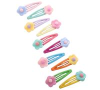 Healeved 10 piezas Pinzas para Pelo Pequeñas de Colores Candy Clips de Metal y Resina Decorativos para Mujer Accesorios para Peinados y Seccionado Duraderas y Cómodas para Diario