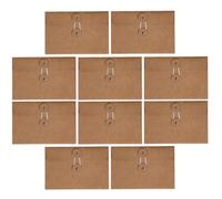 Healeved 10 Piezas Sobres de Kraft para Tarjetas de Invitación, Sobres para Escribir Cartas, Marrón, Papel Kraft, Portátiles, Resistentes al Desgaste, para Monedas y Botones, Festival