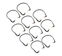 Healeved 10 Piezas Tapones Oídos Aislamiento de Ruido Tapones de Silicona Ligeros para Trabajos de Construcción Prueba de Ruido para Estudiantes