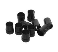 Healeved 10 Unidades Casquillo de Junta de Soporte de Micrófono Negro de | Diámetro Interior 15mm, Manguito Corto de Inserción Dividida, Reparación