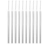 Healeved 10 Unidades Herramienta de Perforación y Cerámica para Arcilla | Recorta y Corta Diseños, Quita Arcilla sin Huellas, Agarre Firme Manos Húmedas, 15,50x0,60cm