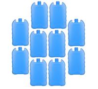 Healeved 10 Unidades Paquetes de Hielo Portátiles de PE para Cooling Drinks y Cooling Cakes en Transportación y Lunch Box, Cubitos de Hielo Reutilizables Ideales para Celebracion Verano