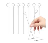 Healeved 10 Unidades Pasador Centrador de Mecha de Vela de Hierro Resistente para Hacer Velas Caseras Diseño Fácil de Perforar y Uso en DIY Candle Making