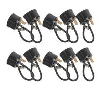 Healeved 10 Unidades Protector Térmico para Compresor de Refrigerador 0.25 Caballos de Fuerza, Cable de Protección contra Sobrecarga y Sobrecalentamiento para Nevera Marina, Congelador y