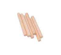 Healeved 10 Varillas Redondas de Madera Maciza de Haya 14 X 40 CM Palitos de Madera para Manualidades Bricolaje Construcción de Maquetas y Proyectos de Arte Paquete de 10 Unidades