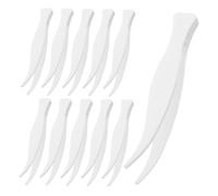 Healeved 100 piezas Pinzas Mini Plásticas para Mascarillas Aplicador Compacto y Seguro para Cuidado Facial Moldeado Suave para Cejas y Colocación de Pestañas Postizas