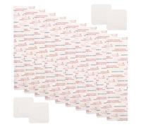 Healeved 100 Unidades Vendaje Cuadrado Transparente de Pe Ultrafino para Heridas, Cinta Adhesiva Transpirable que Reduce Cicatrices, Adecuado para Primeros Auxilios Deportivos
