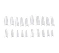 Healeved 1000piezas Puntas Postizas Transparentes Para Exhibición De Uñas Tarjetas Para Práctica De Manicura y Arte De Uñas Fáciles De Usar y Transportar