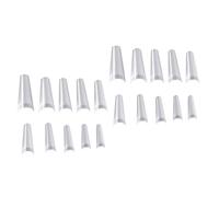 Healeved 1000piezas Uñas Postizas Naturales Para Manicura Accesorios Para Práctica De Uñas y Paletas De Color Para Diseño y Pintura