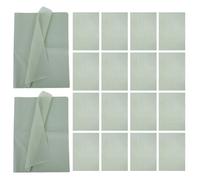 Healeved 100hojas Papel para Envolver Regalos de Botánico Color Salvia Verde para Manualidades Decoración de Regalos y Eventos como Bodas y Navidad