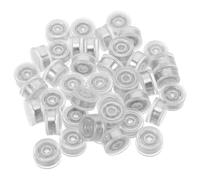 Healeved 100piezas Base de Cojinete Giratorio Rodamientos de Bolas Transparentes para Manualidades Decoraciones Juguetes Accesorio Giratorio DIY para Molinos de Viento Anillos de Pulsera