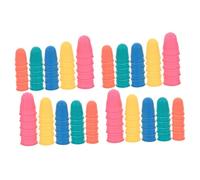 Healeved 100piezas De Dedos De Goma Antideslizantes Para Contar Dinero Escribir y Clasificar Cobertores De Dedos Resistentes y Duraderos Diversos Uso Seguro Actividades Diarias