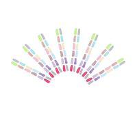 Healeved 100piezas Dedos De Algodón Reutilizables y Transpirables Cobertores Elásticos Cómodos Para Trabajo Manual y Uso Diario