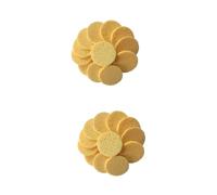 Healeved 100piezas Esponjas Faciales Comprimidas De Celulosa Natural Redondas Para Limpieza Facial y Desmaquillado Suaves y Seguras Para Piel