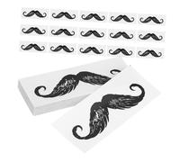 Healeved 100piezas Pegatinas Para Barba Pequeñas Pegatinas Para Bigote Protectores Para Depilación De Nariz Artículos Para Barba y Vello Nasal