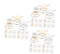 Healeved 108piezas Horquillas Espirales De Moda Para Mujer De Perlas Accesorios Para Peinados Elegantes Bodas y Fiestas Sin Daño Al Cabello Estilo Duradero y