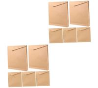 Healeved 10piezas Bolsas De Papel Kraft Para Ropa y Documentos Bolsas De Reutilizables Empaques De Fiesta y Celebraciones Para y Estudiantes