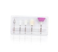 Healeved 10piezas Cabezal Pulidor De Uñas Eléctrico Cabezales De Pulido Para Manicura Función De Lijado Material De Cuarzo Adecuado Para Salones De Uñas y Cuidado Personal Casa