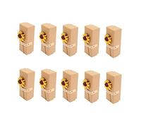 Healeved 10piezas Caja De Obsequio Pequeña Papel Para Envolver Perfumes y Lápiz Labial Unidades Un Cofre Obsequio