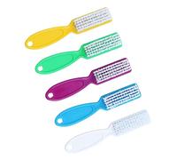 Healeved 10piezas Cepillos Limpiadores De Uñas Con Mango Herramientas De Manicura Colores Aleatorios