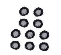 Healeved 10piezas Conjunto De Redecillas Invisibles Cabello De Ballet Cubre Moños Diseño De Flores Bordadas Para Peinados De Danza Para Mujer