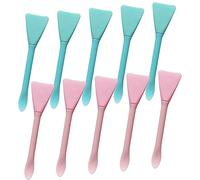 Healeved 10piezas Herramientas Cosméticas De Doble Punta Aplicadores De Facial Pincel De Silicona Multifuncional Fácil De Usar y Aplicar Adecuado Para Ojos Nariz y Cejas