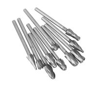 Healeved 10piezas Limas Rotativas De Carburo Para Grabado Fresado y Corte Accesorios Para Herramientas Eléctricas Para Trabajos De Desbarbado