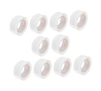 Healeved 10rollos Pegatinas Adhesivas Para Tazas De Glue Cup De Extensiones De Pestañas Soporte Para Pegamento De Pestañas Para Salones y Personal