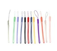 Healeved 12 Correas de Silicona para Teléfono Móvil, Cordones Fáciles de Llevar, Protección contra Pérdidas, Multicolor para Estudiantes y Adultos en DIY Varios estilos