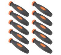 Healeved 12 Mangos Ergonómicos para Limas de 48 MM Empuñadura de Goma Set de 12 Piezas para Herramientas Manuales Accesorios para Trabajo en Madera y Metal Uso Profesional y Doméstico