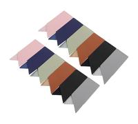 Healeved 12 Marcapáginas de Cuero PU Lisos Juego de 12 Piezas en 6 Colores Accesorios de Lectura para Oficina Viaje y Amantes Libros Marcador de Página Duradero y Elegante