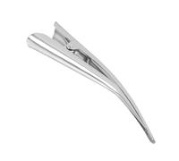 Healeved 12 Piezas Pinzas de Pelo Grandes Plateadas para Mujer Clip Tipo Pinza de Cocodrilo y Pato de Unidades Resistentes para Cabello Grueso y Fino Accesorio Duradero para Salón y Uso