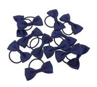 Healeved 12 Piezas sostenedor coleta del arco lazos para el cabello escuela lazos para el cabello para mujeres cabello fino Banda de cabello escolar poliéster de guerra
