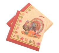 Healeved 120 Piezas Servilletas De Cena Chomps Pavo Toallas De Mano De Papel De Acción De Gracias Servilletas De Otoño De Cóctel De Papel De Acción De Gracias De