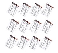 Healeved 12hojas Calcomanías Para Cejas Impermeables De Cejas Transferencias De Maquillaje Para Mujeres Ralas o Claras Aplicación y Durabilidad