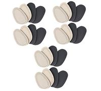 Healeved 12pares Forefoot Cushions Beige Leather Anti-friction Pads for and Comfort