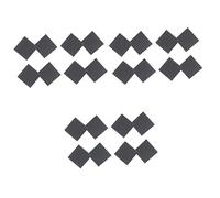 Healeved 12pares of Non-slip High Heel Sole Stickers Wear-resistant and Silent Shoe Pads for Women Square Protection Decals