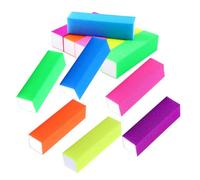 Healeved 12piezas Bloque de Lijado de Esponja para Uñas Limas Reparadoras para Manicura Femenina Herramientas de Pulido para Salón de Uñas