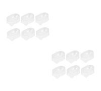 Healeved 12piezas Contenedor De Polvo Para Uñas Accesorios Para Sonrisa Recipiente Práctico Para Almacenamiento y Reutilización De