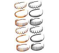 Healeved 12piezas Diademas De Cabeza Elásticas Unisex Accesorios Para Lavado Facial Diseño Invisible y Antideslizante Para Estilo y Comodidad