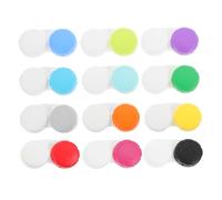 Healeved 12piezas Estuche para Lentes De Contacto Colores Diseño Portátil y Reutilizable Caja De Almacenamiento para Protección Duradera y Limpia para Lentillas