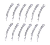 Healeved 12piezas Horquilla Gemas De Imitación Pinzas Pelo De Elegantes Carácter Para Damas y Niñas Modelo