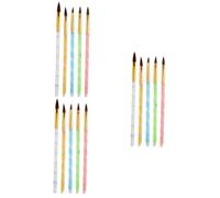 Healeved 15 Piezas bolígrafos de manicura cepillo para detalles de uñas de línea de uñas pinceles para uñas acrilicas pinceles uñas acrilicas bolígrafo para pintar uñas clavo