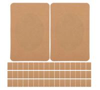 Healeved 150 parches térmicos de jengibre para cuello, espalda, rodillas y hombros. Terapia de autocalentamiento corporal a base de hierbas, relajación muscular para casa, oficina y viajes.