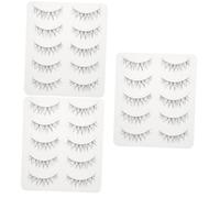 Healeved 15pares Pestañas Postizas Naturales De Base Transparente Largas y Chic Para Maquillaje Diario y Eventos Especiales