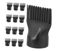 Healeved 15piezas Peine De Boca De Viento Para Secador De Pelo Boquilla Reutilizable Accesorio De Peine Para Secado De Cabello Casa