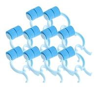 Healeved 16 Piezas clip de nariz pinza nasal epistaxis tapón de clip de clip de tapón nasal abrazadera de sangrado nasal importante Accesorios persianas Clip de seguridad Eva