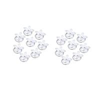 Healeved 16 Piezas horquilla de flor de novia clip de pelo de perlas horquillas para el pelo de la novia tocado de novia poli espiral enchufes moño Tiara bobina espiral horquilla