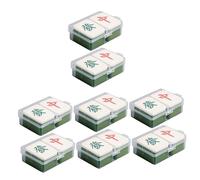 Healeved 16piezas Esponjas De Maquillaje Mahjong Aplicadores De Polvo Para Cosméticos Diseño Único y Suave Uso Seco y Húmedo Para Base Polvo y